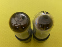 Load image into Gallery viewer, Matched Pair Sylvania 6BL7 6BL7GTA Vacuum Tubes Valves Triple 3 Mica Black Plates
