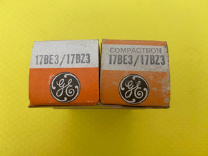 2 General Electric GE 17BE3 / 17BZ3 Vacuum Tube Valves NOS NIB Lot Of Two