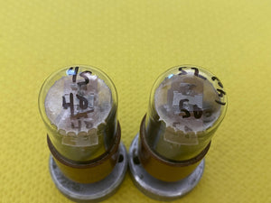 2 Chatham Electronics 6H6 JAN-CAHG-6H6-WGT Milspec Vacuum Tubes Valves Lot Of Two