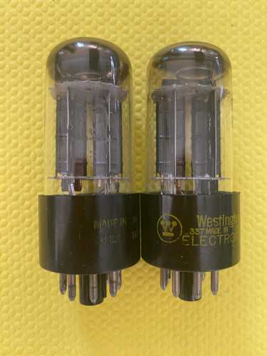 Matched Pair Westinghouse 6BL7 6BL7GTA Vacuum Tubes Valves Triple 3 Mica NOS NIB