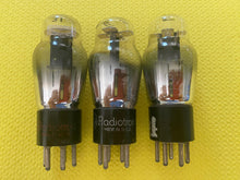 Load image into Gallery viewer, 3 RCA Number Type 37 #37 Vacuum Tubes Valves Black Plate ST Shape Lot Of Three
