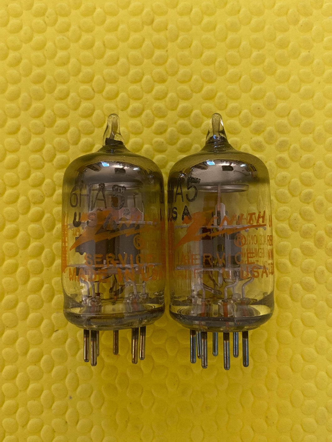 2 Zenith 6HA5 6HM5 Vacuum Tubes Valves NOS NIB Lot Of Two