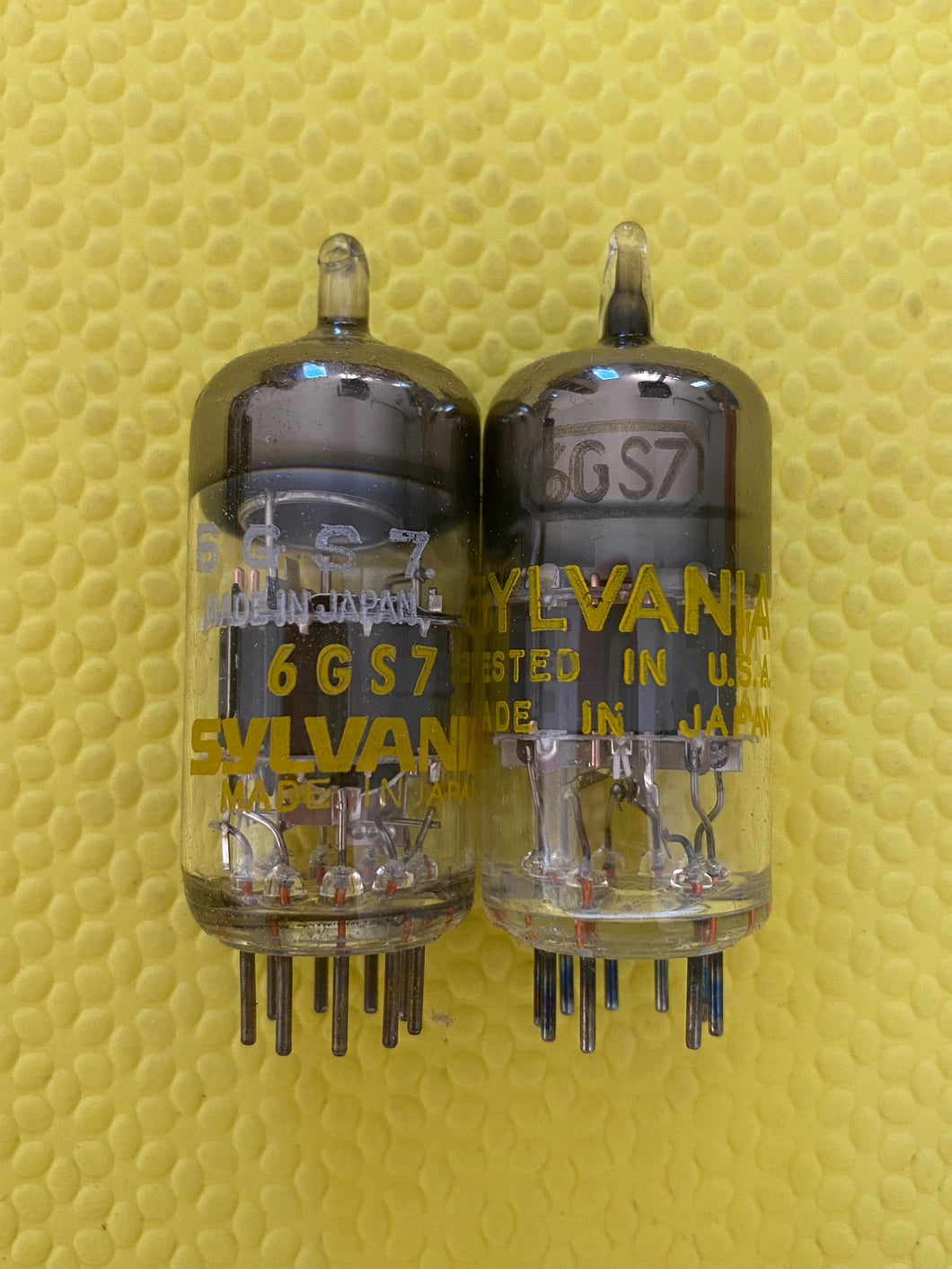 2 Sylvania 6GS7 Vacuum Tubes Valves NOS NIB Lot Of Two