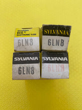 Load image into Gallery viewer, 4 Sylvania 6LN8 Vacuum Tubes NOS NIB Lot Of Four
