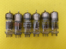 Load image into Gallery viewer, 6 US-Made 6AU8 6AU8A Vacuum Tubes NOS NIB Lot Of Six
