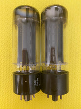 Load image into Gallery viewer, 2 General Electric GE 5U4 5U4GA Vacuum Tubes Valves Rectifiers Black Plate Lot Of Two
