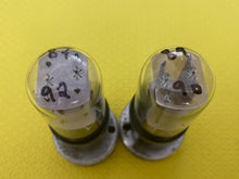 Load image into Gallery viewer, Matched Pair RCA 12SN7 12SN7GTA Vacuum Tubes Valves Black Plate NOS NIB
