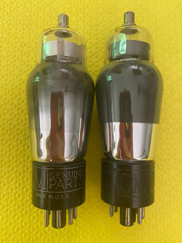 2 GM Delco 6U7 Vacuum Tubes Valves Lot of Two