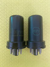 Load image into Gallery viewer, 2 Sylvania 6SF7 Vacuum Tubes Valves NOS-Testing Lot Of Two
