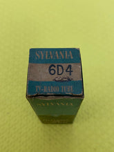 Load image into Gallery viewer, Sylvania 6D4 Vacuum Tube Valve NOS NIB
