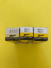 Load image into Gallery viewer, 3 Zenith 6HD7 6HJ7 Vacuum Tubes Valves NOS NIB Lot Of Three
