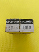 Load image into Gallery viewer, 2 Sylvania 6ML8 Vacuum Tubes Valves NOS NIB Lot Of Two
