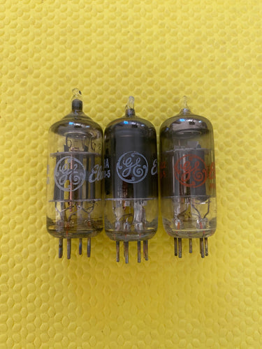 3 General Electric GE 6EW6 Vacuum Tubes Valves NOS NIB Lot Of Three