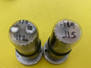 Matched Pair General Electric GE 12SN7 12SN7GT Vacuum Tubes Valves NOS NIB