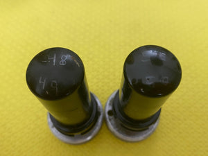 Matched Pair RCA 6N7 JAN-CRC-6N7 Vacuum Tubes Valves Milspec