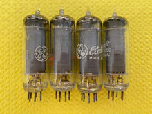 Load image into Gallery viewer, 4 General Electric GE 12AQ5 Vacuum Tubes Valves NOS NIB Lot Of Four
