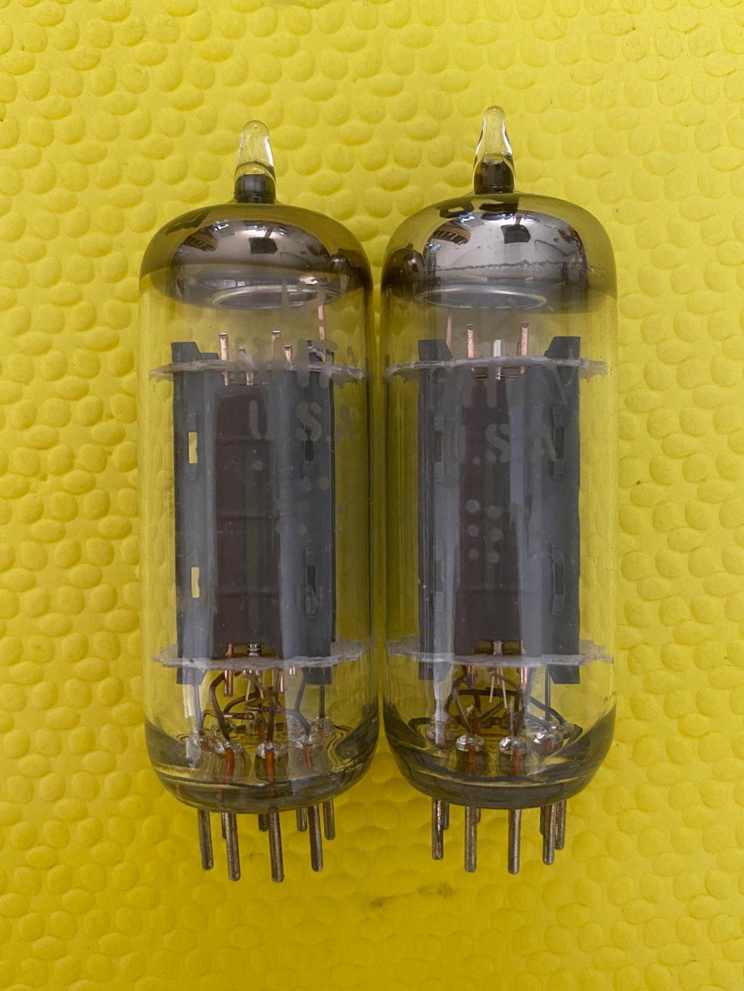 Matched Pair General Electric GE 12BH7 12BH7A Vacuum Tubes Valves 12AU7 Substitute For Tube Rolling NOS-Testing