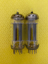 Load image into Gallery viewer, Matched Pair General Electric GE 12BH7 12BH7A Vacuum Tubes Valves 12AU7 Substitute For Tube Rolling NOS-Testing
