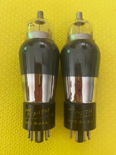 2 Zenith 6U7 Vacuum Tubes Valves Lot of Two
