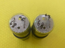 Load image into Gallery viewer, Matched Pair General Electric GE 6SN7 6SN7GTB Vacuum Tubes Valves Phono Preamp Grade Copper Support Rods Top Filament NOS NIB
