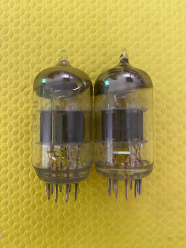 Matched Pair OTK 6N1P 6H1П 6DJ8 ECC88 Milspec Vacuum Tubes Valves