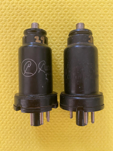 2 Cunningham 6F5 6F5GT Vacuum Tubes Valves Lot Of Two