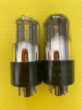 Load image into Gallery viewer, Matched Pair Sylvania 6SN7 6SN7GT Bad Boy Vacuum Tubes Valves NOS-Testing / Dead

