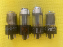 Load image into Gallery viewer, 4 US-Made 6AH4 6AH4GT Vacuum Tubes Lot Of Four
