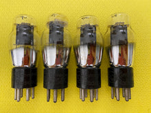 Load image into Gallery viewer, 4 RCA Cunningham Number / Type 41 #41 Vacuum Tubes Valves Engraved / Hot-Stamped Bases Lot Of Four
