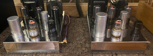 Matched Pair General Electric GE 5814 5814A ECC82 Vacuum Tubes Valves
