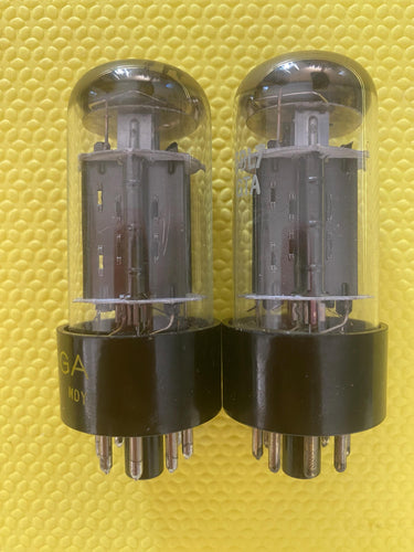 Matched Pair Sylvania 6BL7 6BL7GTA Vacuum Tubes Valves Triple 3 Mica NOS NIB