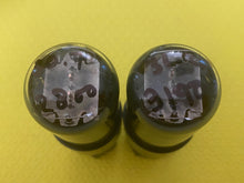 Load image into Gallery viewer, Matched Pair Sylvania 6V6 6V6GT JAN-CHS-6V6GT VT107A 6P6 6P6P Vacuum Tubes Valves Silver and Gray Milspec NOS-Testing
