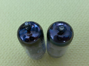 Matched Pair General Electric GE 12BH7 12BH7A Vacuum Tubes Valves 12AU7 Substitute For Tube Rolling NOS-Testing