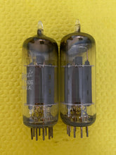 Load image into Gallery viewer, Matched Pair General Electric GE 12BH7 12BH7A Vacuum Tubes Valves 12AU7 Substitute For Tube Rolling NOS-Testing
