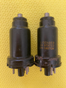 2 Raytheon 6F5 6F5GT Vacuum Tubes Valves Lot Of Two