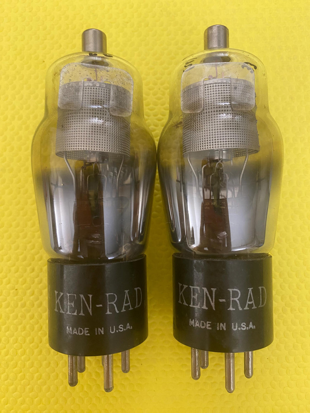 Matched Pair Ken-Rad Number / Type 35 Vacuum Tubes Valves