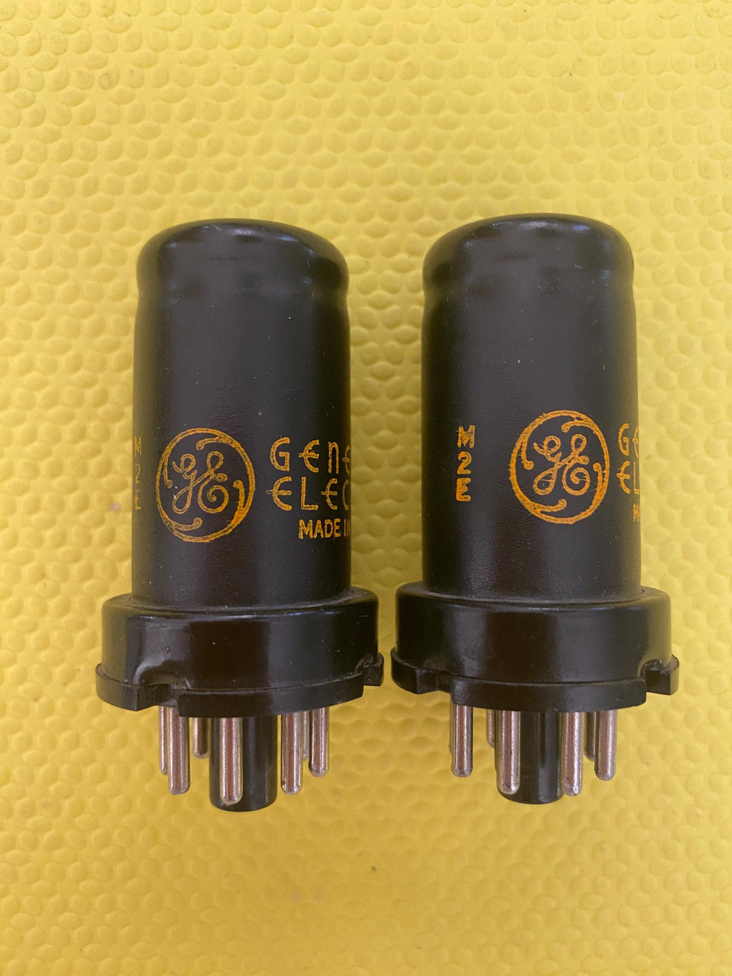 Matched Pair General Electric GE 6SJ7 6J8P Vacuum Tubes Valves NOS NIB