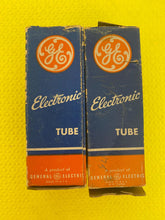 Load image into Gallery viewer, Matched Pair General Electric GE 6SJ7 6J8P Vacuum Tubes Valves NOS NIB
