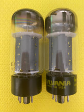 Load image into Gallery viewer, Matched Pair Sylvania 6L6 6L6GC Vacuum Tubes

