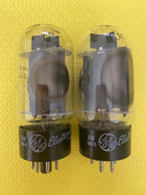 Load image into Gallery viewer, Matched Pair General Electric GE Canada 6L6 6L6GC Vacuum Tubes Valves
