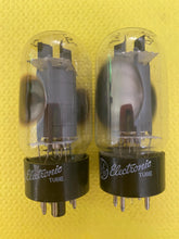 Load image into Gallery viewer, Matched Pair General Electric GE Canada 6L6 6L6GC Vacuum Tubes Valves
