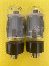 Load image into Gallery viewer, Matched Pair General Electric GE Uncle Doug 6L6 6L6GC Vacuum Tubes Valves
