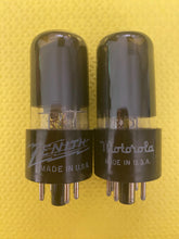 Load image into Gallery viewer, Matched Pair General Electric GE 25L6 25L6GT Vacuum Tubes Valves
