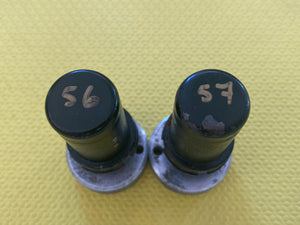 Matched Pair Ken-Rad 6SJ7 Vacuum Tubes Valves NOS-Testing
