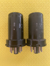 Load image into Gallery viewer, Matched Pair Ken-Rad 6SJ7 Vacuum Tubes Valves NOS-Testing
