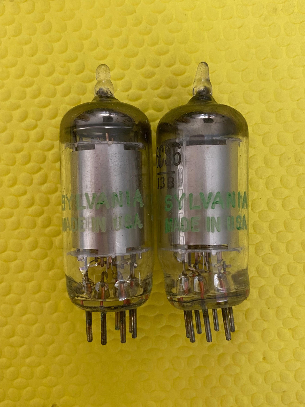 2 Sylvania 6CS6 Vacuum Tubes Valves NOS NIB Lot Of Two