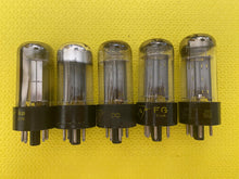 Load image into Gallery viewer, 5 Sylvania 6AX4 6AX4GT Vacuum Tubes Valves Lot Of Five
