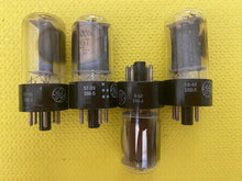 Load image into Gallery viewer, 4 General Electric GE 6AX4 6AX4GT Vacuum Tubes Lot Of Four
