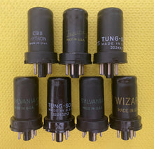 Load image into Gallery viewer, 7 US-Made 6C5 Vacuum Tubes Valves Lot Of Seven
