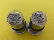 Load image into Gallery viewer, Matched Pair General Electric GE Red Label 6SN7 6SN7GTB Vacuum Tubes Valves Copper Support Rods Phono Preamp Grade
